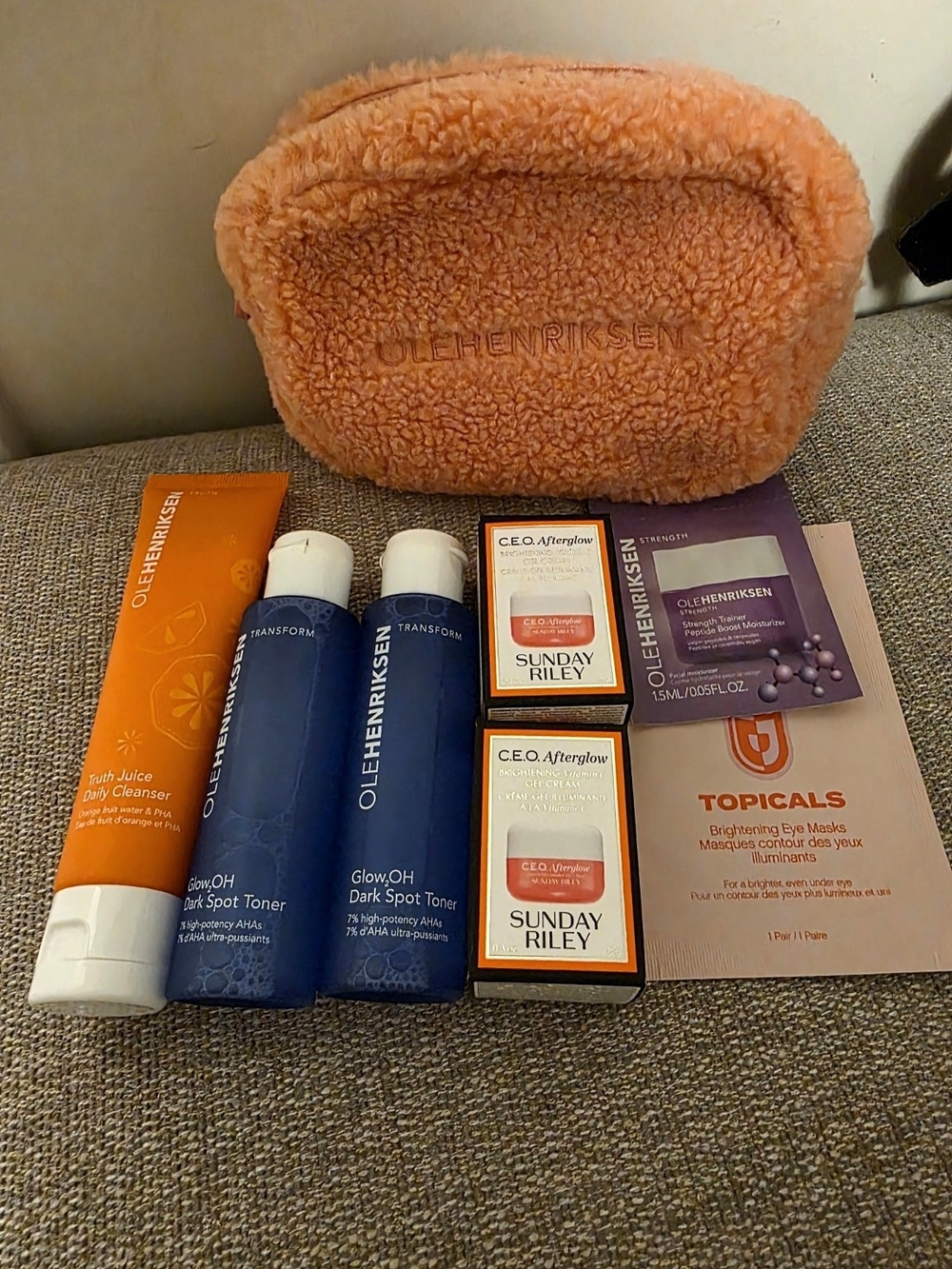 Ole Henriksen & Sunday Riley New! Brightening Cleanser, Toners + Vit C Creams +